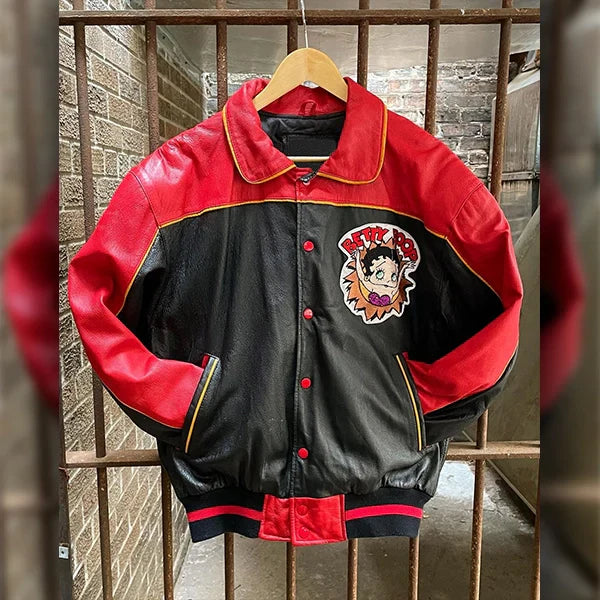 betty boop leather motorcycle jacket