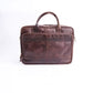 Everyday Companion Leather Laptop Bag-Vintage Midnight Brown - Image 1