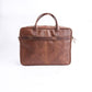Everyday Companion Leather Laptop Bag-Tan - Image 2