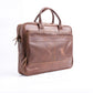 Everyday Companion Leather Laptop Bag-Tan - Image 1