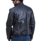 Men's Fashion Biker Black Leather Jacket