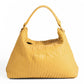 Handmade Woven Original Yellow Leather Bag - Image 1