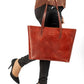 The Classic Womens Leather Tote Bag