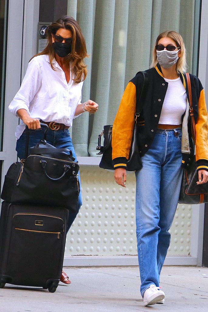 Kaia Gerber Sports the Best Ever Nail Bomer Jacket