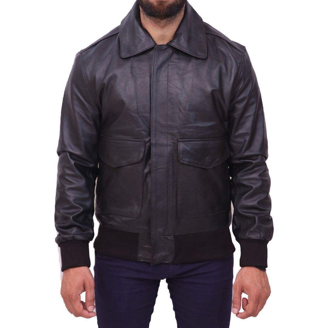 US Air Force Flight Aviator A2 Bomber Jacket