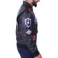 Top Gun movie Maverick Black Bomber Jacket