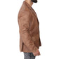 Men's Fashion Brown Blazer Coat