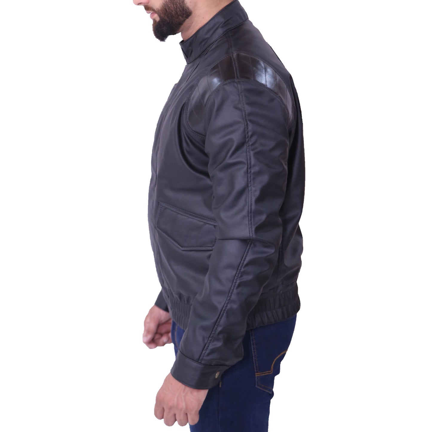 Akira Shotaro Kaneda Capsule Logo Pill Biker Black Leather Jacket