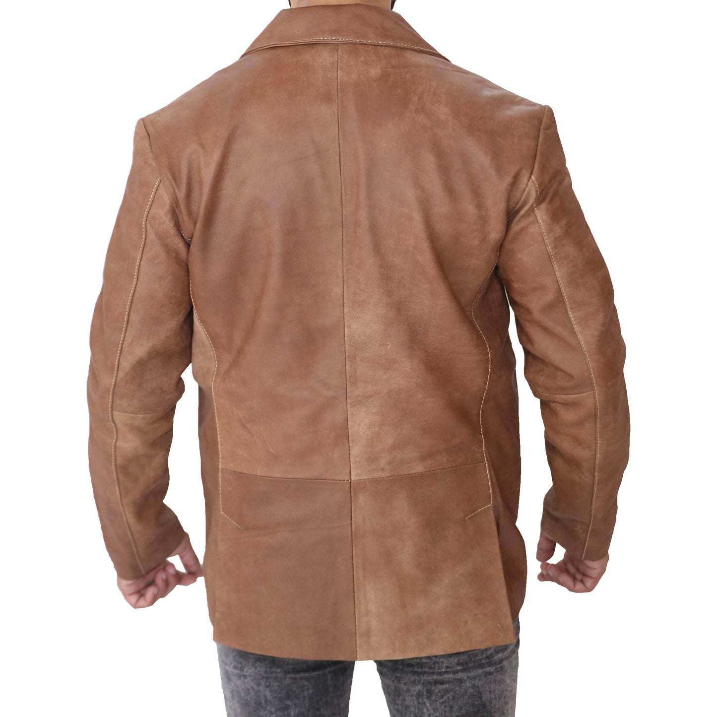 Men's Fashion Brown Blazer Coat