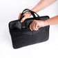 The Founder Ultra Slim Leather Laptop Bag-Black - Image 4