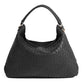 Handmade Woven Original Black Leather Bag - Image 5