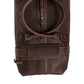 The Weekender Travel Leather Duffle Bag-Midnight Brown - Image 4