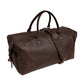 The Weekender Travel Leather Duffle Bag-Midnight Brown - Image 14