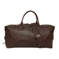 The Weekender Travel Leather Duffle Bag-Midnight Brown - Image 15