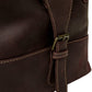 The Weekender Travel Leather Duffle Bag-Midnight Brown - Image 18