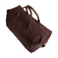 The Weekender Travel Leather Duffle Bag-Tan Brown - Image 7