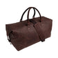 The Weekender Travel Leather Duffle Bag-Tan Brown - Image 9