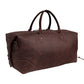 The Weekender Travel Leather Duffle Bag-Tan Brown - Image 10