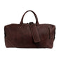 The Weekender Travel Leather Duffle Bag-Tan Brown - Image 14