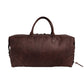 The Weekender Travel Leather Duffle Bag-Tan Brown - Image 15