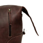 The Weekender Travel Leather Duffle Bag-Tan Brown - Image 21