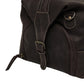 The Weekender Travel Leather Duffle Bag-Dark Brown - Image 7
