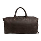 The Weekender Travel Leather Duffle Bag-Dark Brown - Image 2