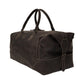 The Weekender Travel Leather Duffle Bag-Dark Brown - Image 9