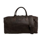The Weekender Travel Leather Duffle Bag-Dark Brown - Image 10
