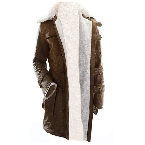 Batman The Dark Knight Rises Tom Hardy Brown Bane Coat