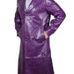Suicide Squad Joker Purple Leather Coat