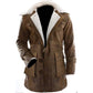 Batman The Dark Knight Rises Tom Hardy Brown Bane Coat