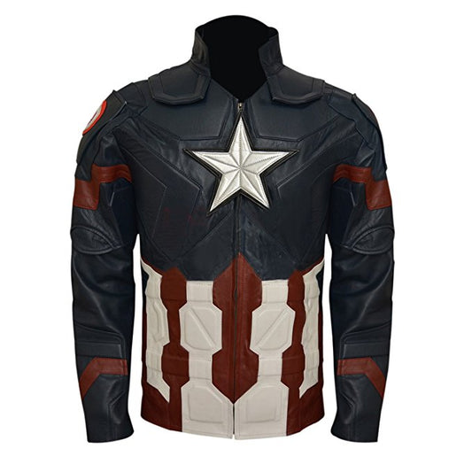 Captain America Avengers Infinity War Leather Jacket