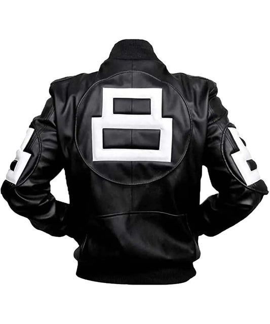 8 Ball Black Bomber Jacket