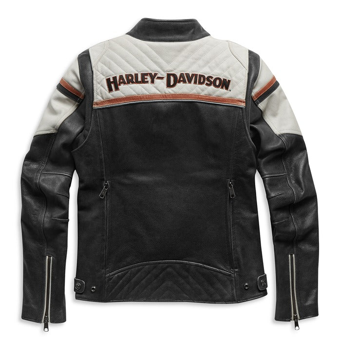 Harley-Davidson Women's H-D Triple Vent Miss Enthusiast II Leather Riding Jacket