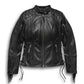 Women's Boone Fringed Leather Jacket - Tall