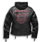 Women's Scroll Skull 3-in-1 Leather Jacket