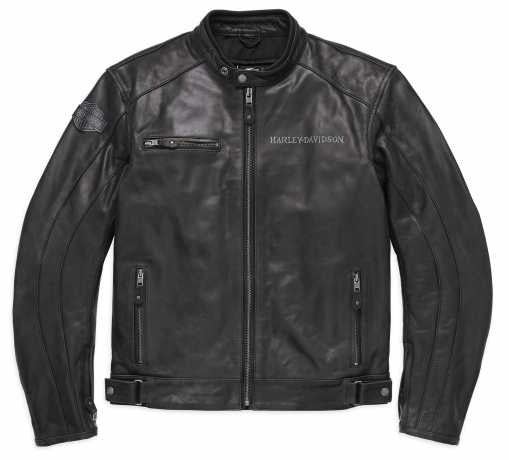 Harley Davidson Reflective Skull Leather Jacket