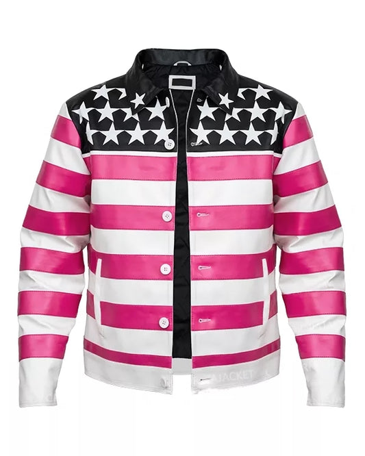 Lil Uzi Vert Pink Tape Jacket