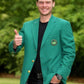 American Professional Golfer Dustin Johnson Master Green Jacket