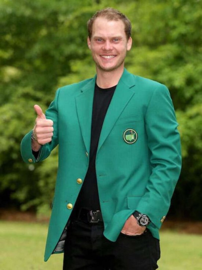 American Professional Golfer Dustin Johnson Master Green Jacket