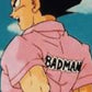 Dragon Ball Z Vegeta Badman Pink Shirt Back view