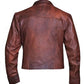 Justice League Aquaman Distressed Leather Jacket