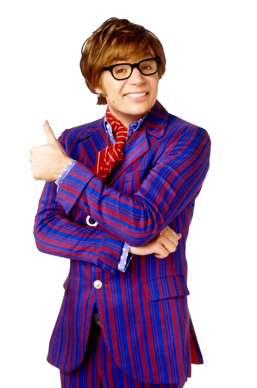 Austin Power Pinstripe Suit