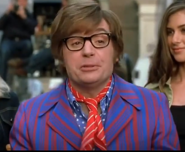 Austin Power Pinstripe Suit