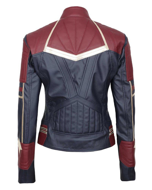 Avengers Endgame Captain Marvel Leather Jacket