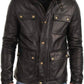 Battleship Biker Leather Jacket