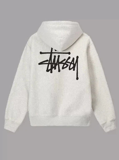 Basic-Stussy-Beige-Hoodie Back