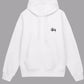 Basic-Stussy-White-Pullover-Hoodie Front