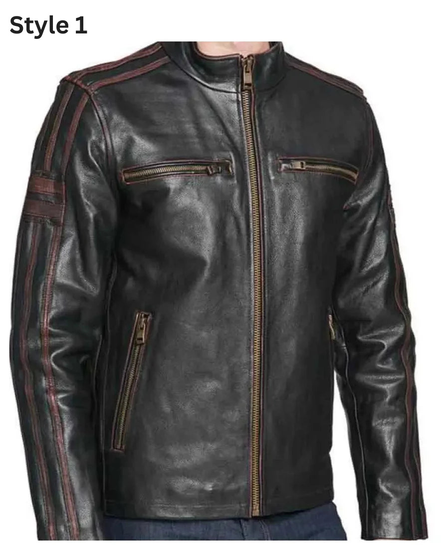 Black_Rivet_Leather_Jacket Front